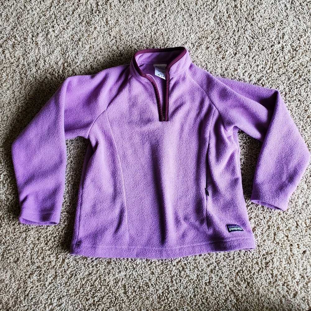 Girls Patagonia Half zip fleece